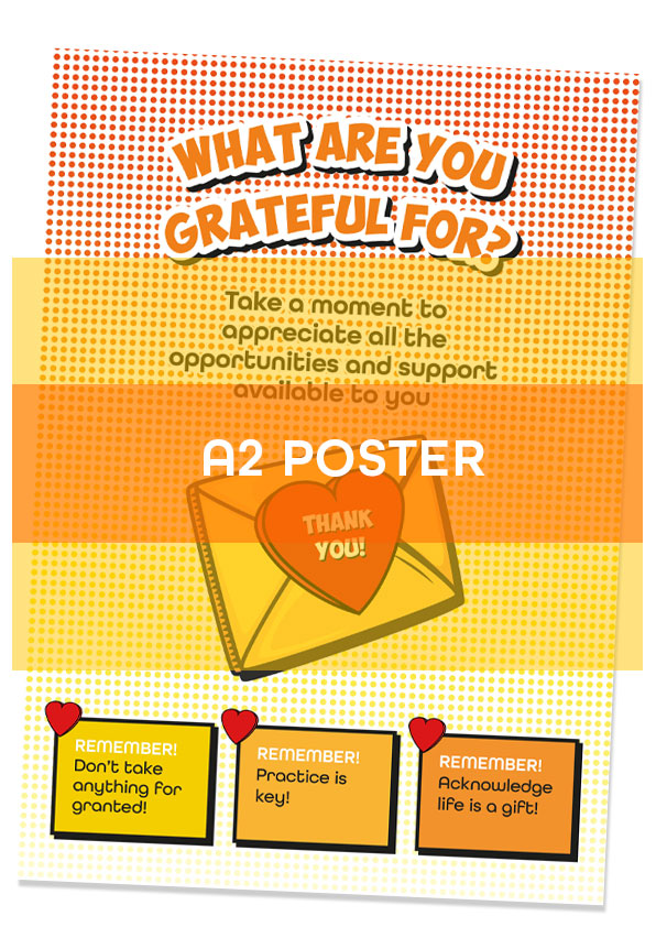 Gratitude Poster Stacey Miller Consultancy Substance Misuse And 