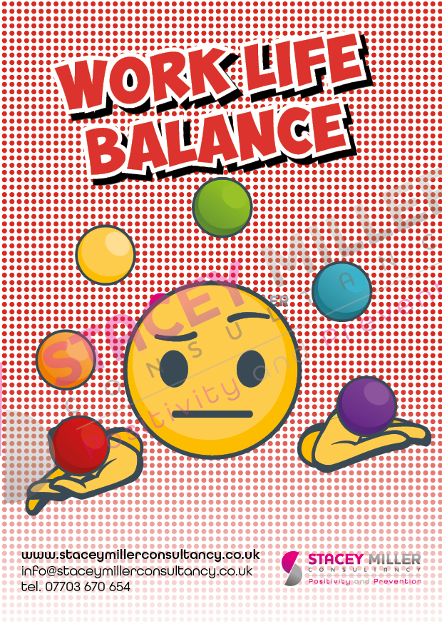 Work / Life Balance Postcard